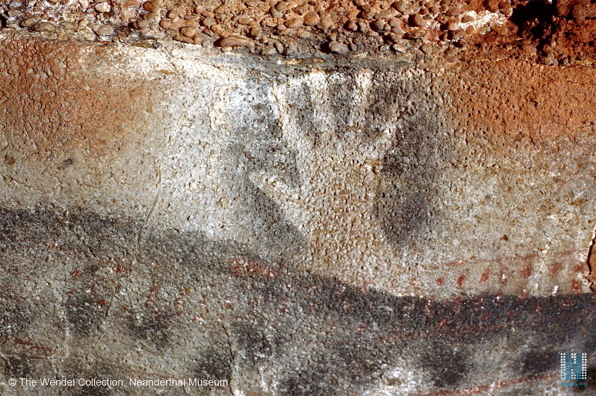 Jamie_Woodward_'s tweet photo. Ice age hands from the Last Glacial Maximum: 25,000 years ago in Pech Merle cave. Photos by Heinrich Wendel #IceAgeHumans 🖐🏽🖐🏻🖐🏾 https://t.co/8aZLz2SbyL