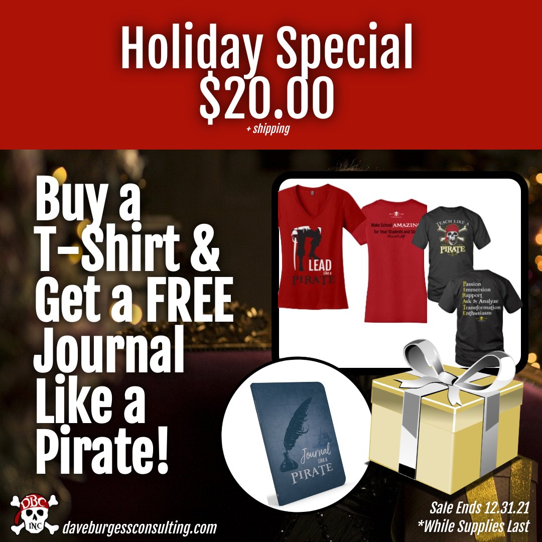 dbc_inc's tweet image. Holiday Special!!
Buy a #tlap shirt (crew &amp;amp; v-neck!) or hoodie…or a #LeadLAP shirt and get a FREE #JournalLAP!!! 

Swag for you + a gift for someone special?!

Grab yours HERE while supplies last!
daveburgessconsulting.com/shop/

@burgessdave @burgess_shelley @TaraMartinEDU @tishrich