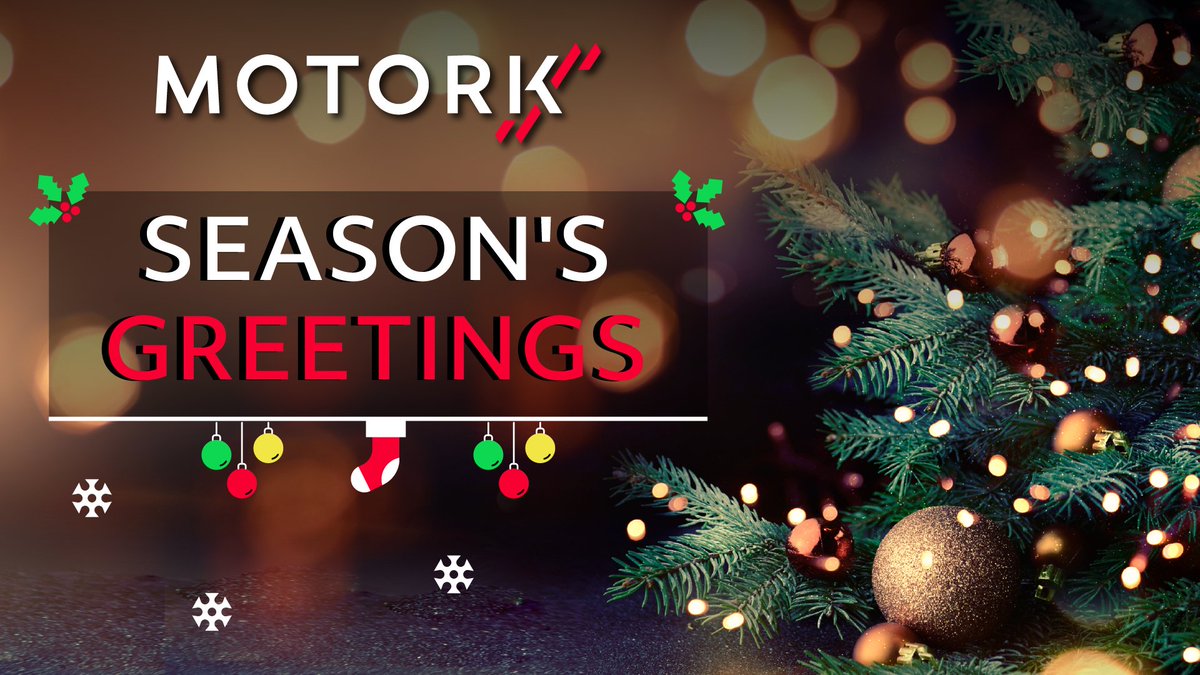 MotorK's tweet photo. The festive season is upon us and an incredible year for #MotorK comes to a close. Our plans for 2022 are ambitious and we are confident that we will continue to grow and achieve great things.
The MotorK Team wishes all of you and your loved ones #MerryChristmas and #HappyNewYear https://t.co/pnMdRVuA4v
