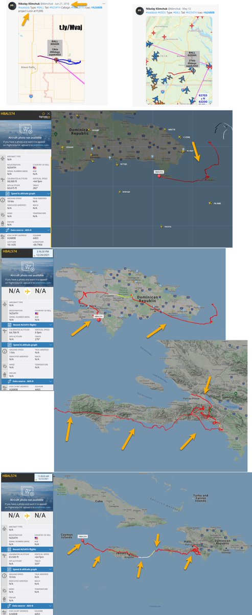 FlconEYES's tweet photo. 🇺🇸🛰️🦅 #HBAL574 #N254TH #A2680B
Globo de Project Loon, de los que se usan para servicio de conexión de Internet, eso usado como globo de vigilancia de zonas de tráfico.
Ha estado en servicio desde 2018.
#PlaneAlert #AvGeek #ADSB #Aviation #OSINT #23Dic https://t.co/pVaapI6o9H