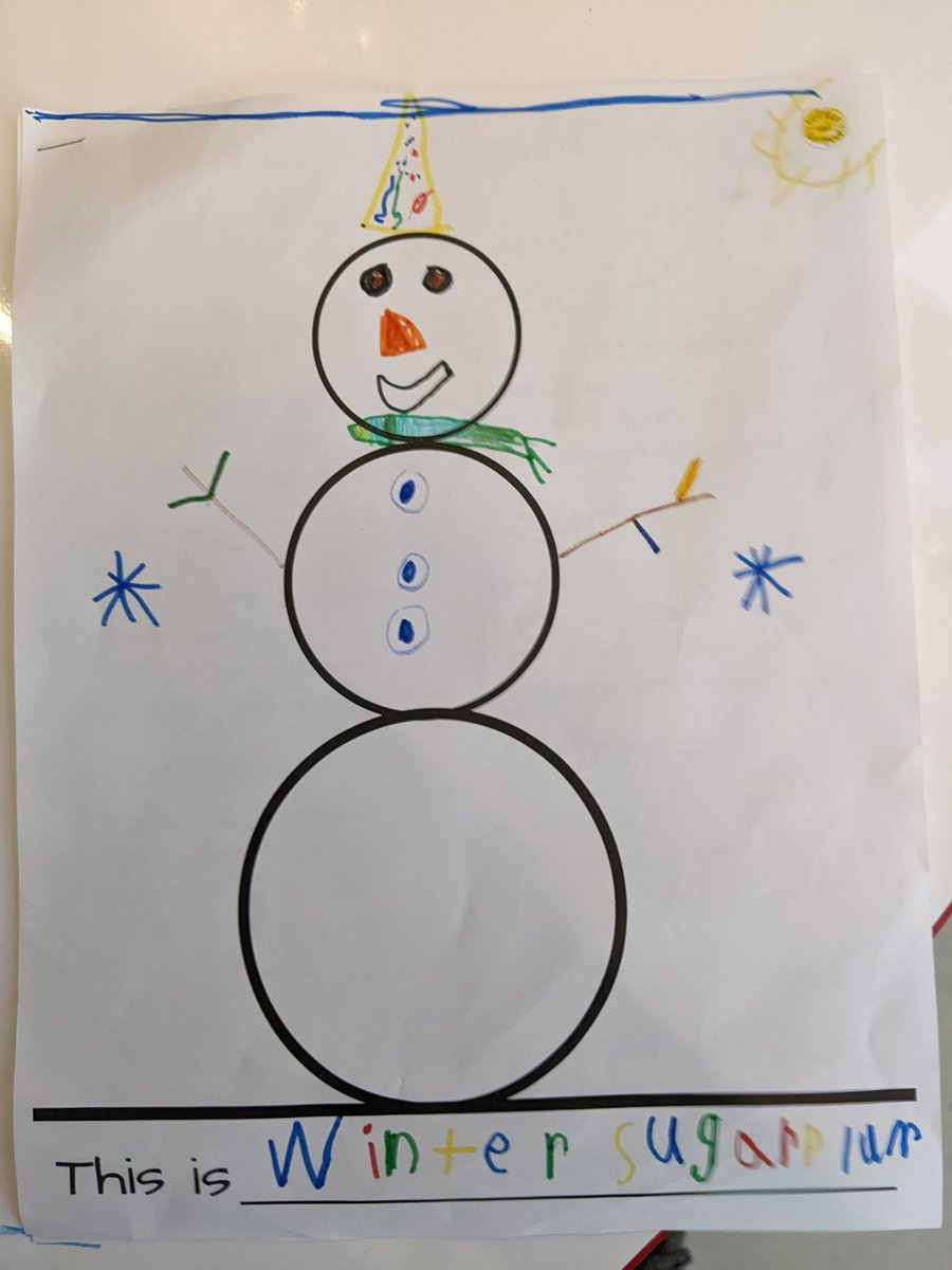 Storytime and snowman crafts today! Have a happy holiday break and happy New Year! <a href="/RikerHillRams/">Riker Hill Elementary School</a> @storytime_show #petethecat #Groovy #storytime