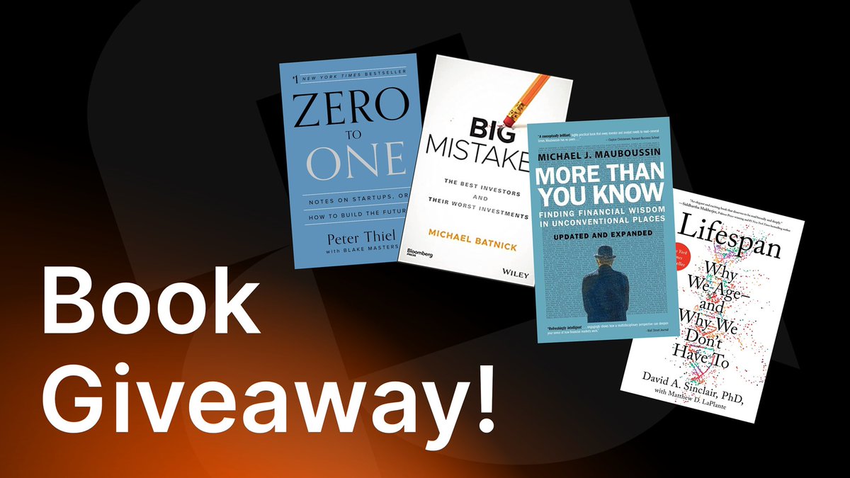 Quartr_App's tweet photo. Christmas Giveaway! 🎄📚

By simply retweeting (ending Sunday) this, you can win one of the books below, which have been carefully selected by our founders.

And btw, we are doing this on our Instagram as well.. So, make sure to enter both, for better odds 👀 https://t.co/4glQNSdgMr
