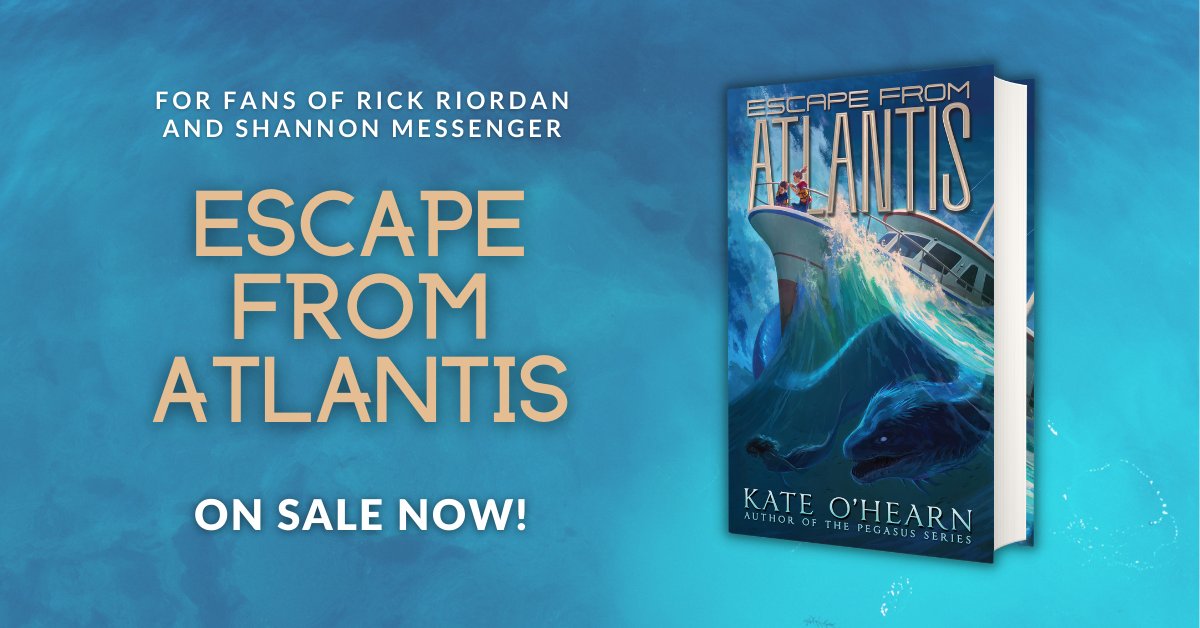ESCAPE FROM ATLANTIS is the gripping new novel from bestselling author <a href="/KATEOHEARN/">new_uruk</a> of the Pegasus series. This all new fantasy adventure novel is sure is delight middle grade readers! On sale now: spr.ly/6015JaiFt