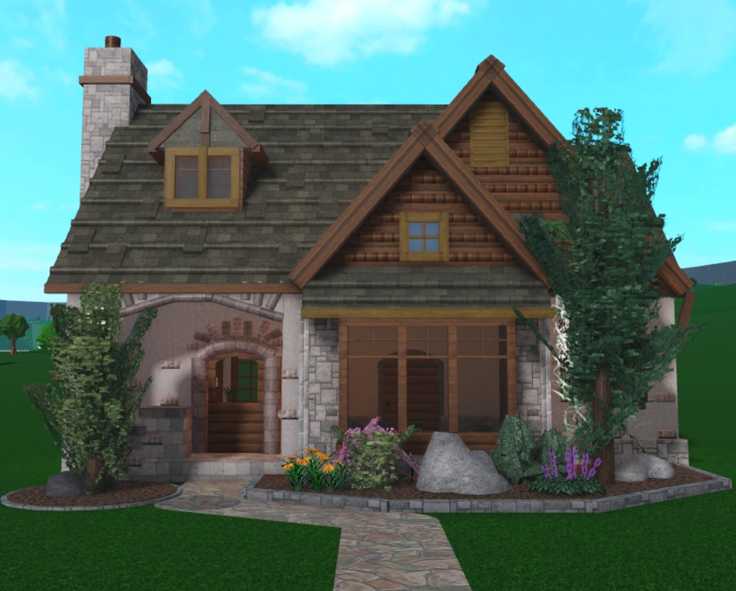 🌲Forest Cabin🌲

Ho ho ! This week I built this house it supposed to be winter theme but this looks better without snow so ye 😆 !

Tree inspo >>>🪄 <a href="/Villemobuilds/">🍀Villemo🍀</a>
#bloxburg  #bloxburgbuilds 
#roblox #welcometoroblox