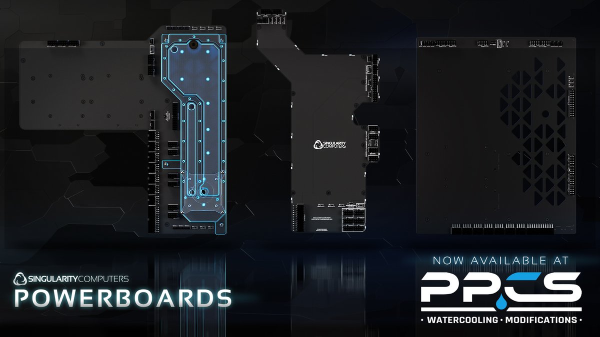 SingularityC's tweet photo. 🎉SC PowerBoards Now Available At @PerformancePCs 🎉
Purchase now 👉🏻 https://t.co/k1Gn8UwFLW
Post link 👉🏻 https://t.co/qCOoWfzVm4
#scpowerboard #newproducts #singularitycomputers #performancepcs #liquidcooling #cablemanagement https://t.co/H5J1XUeDbP