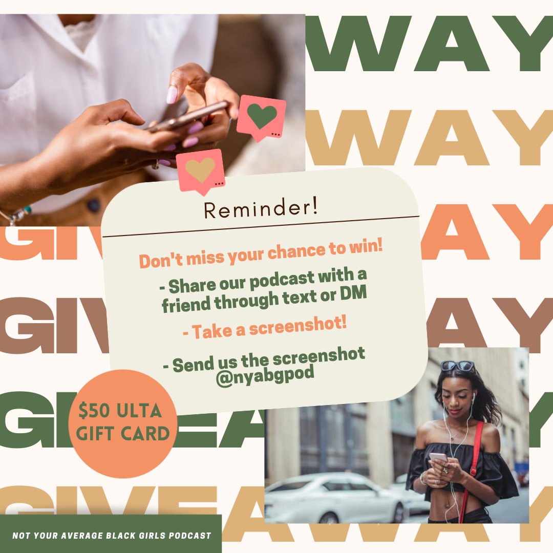 nyabgpod's tweet photo. The more you share, the more entries you'll get. DO NOT send the SAME screenshot repeatedly, no cheating! Share with a different friend EACH TIME. DO NOT send to the SAME person repeatedly. ONE winner will be chosen on 12/24 at 6pm CT/7pm ET! 🧡💛❤️⁠ #giveaway https://t.co/jro96fXBoQ