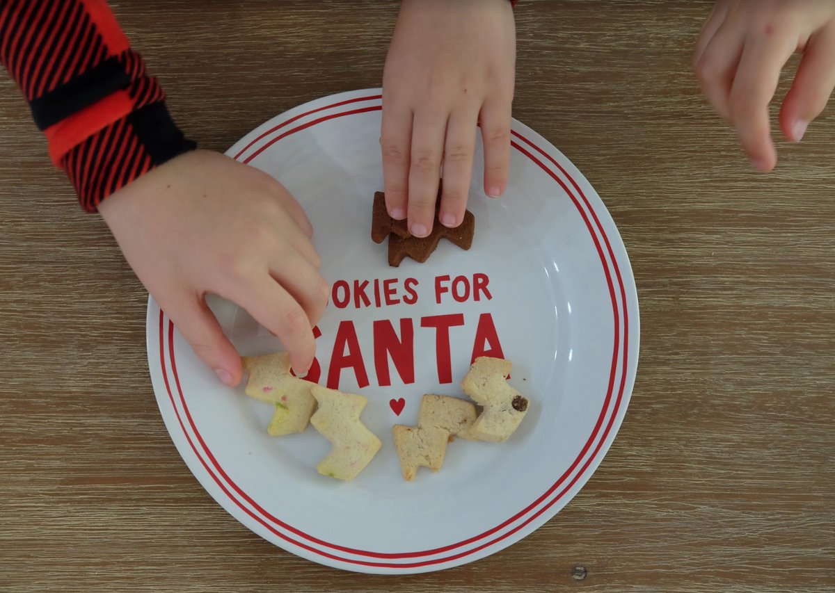 He sees you when you’re sleeping… he sees when you’re awake. He sees when you’re…. stealing his snacks?! 😮 Keep your spot on the “nice list” with plenty of Cookiez and Crackerz to go around 😋