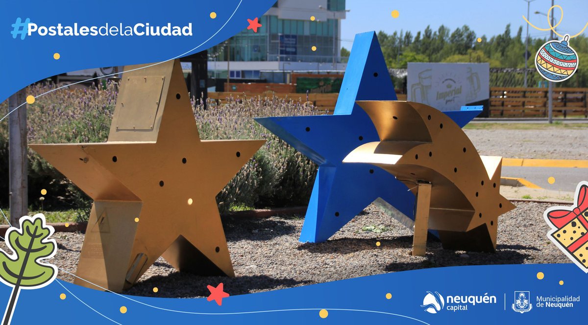 munineuquen's tweet photo. En la ciudad se #iluminan por la noche ⭐🌟💫✨
¿Todavía no te sacaste una foto junto a las estrellas? 🖼️📷
#NeuquénCapital #PostalesDeLaCiudad #NavidadNeuquénCapital #FelicesFiestas https://t.co/DgsqchKEGC