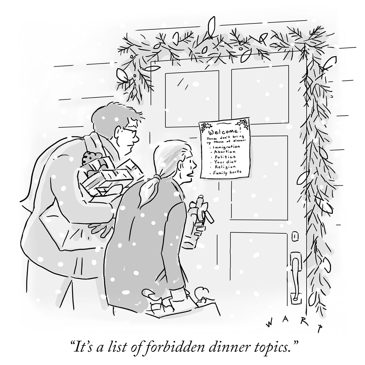 NewYorker's tweet photo. A cartoon by Kim Warp. #NewYorkerCartoons https://t.co/8cuUax3yGZ