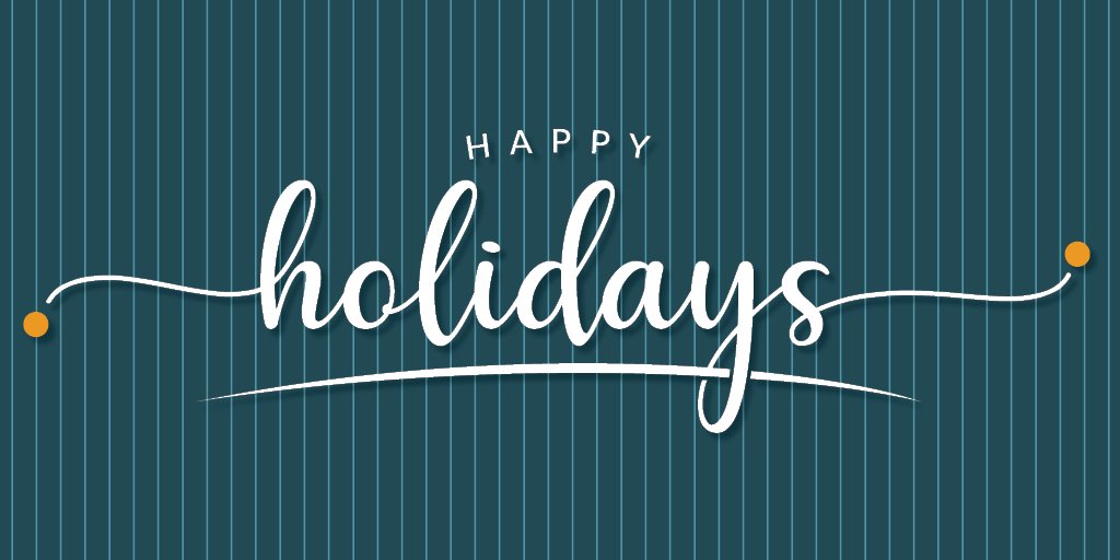 We wish you peace, joy, and good health this holiday season. Warmest wishes from our family to yours! #HappyHolidays