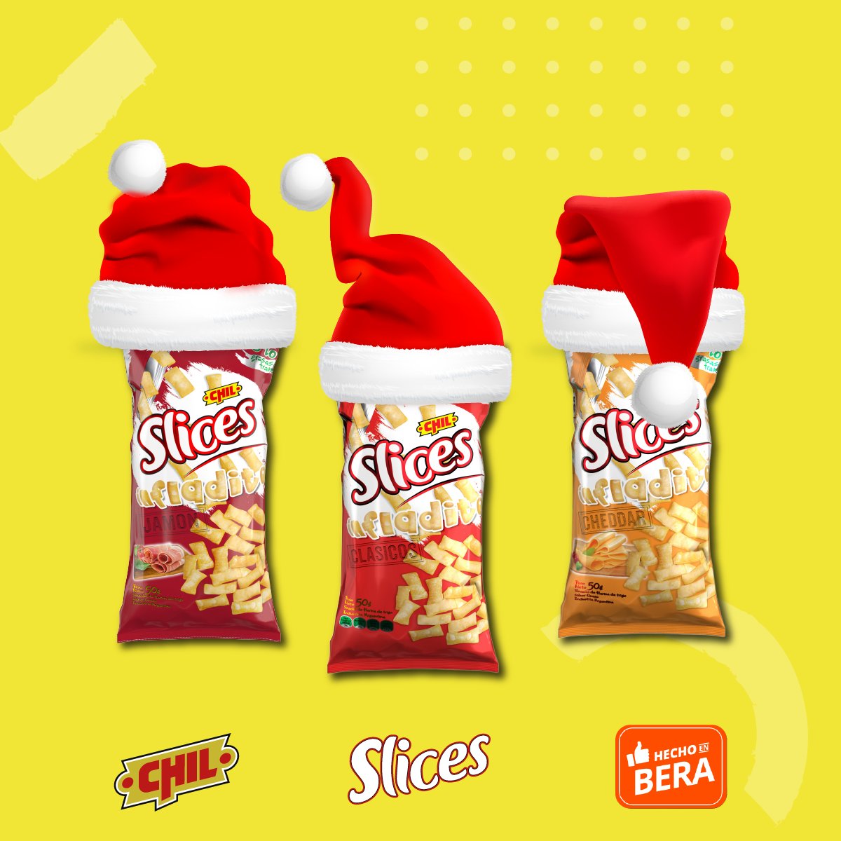 SlicesSnacks's tweet photo. Que a esta Noche Buena no falten los mejores snacks en tu mesa‼️ ⭐

#Slices #ElNombreDelSnack #TuSnackPreferido #SaboresUnicos #DeliciasSlices #TusFavoritas #SnacksNaturales #LosMejoresSnacks #Chips #PapasFritas #Snacks #Palitos #Infladitos https://t.co/Z5Mv9GcUT5