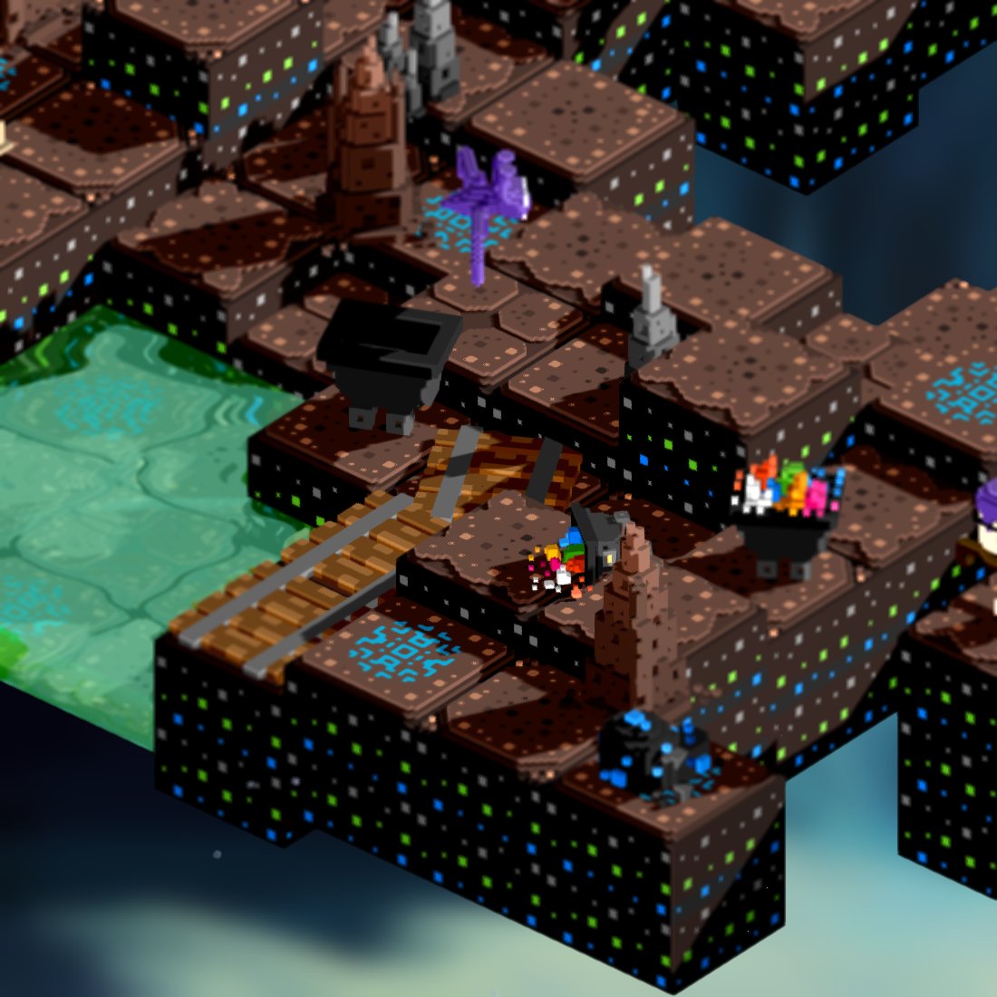 AlwaysGeeky's tweet photo. New Voxie Tactics environment - Mysterious Caves!

This spooky environment makes for the perfect setup for Voxie Battles...

What mysteries and hidden treasures will you uncover and claim in the caves?

https://t.co/qF9CacjfLz

#Voxies #VoxieTactics #VoxelTactics #Voxels https://t.co/OzhCeE3xQd