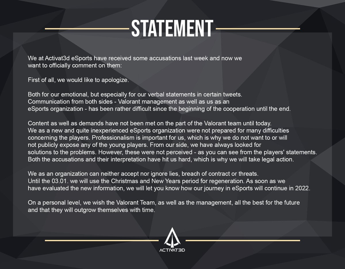 ACTIVAT3D Esport (@activat3desport) on Twitter photo 