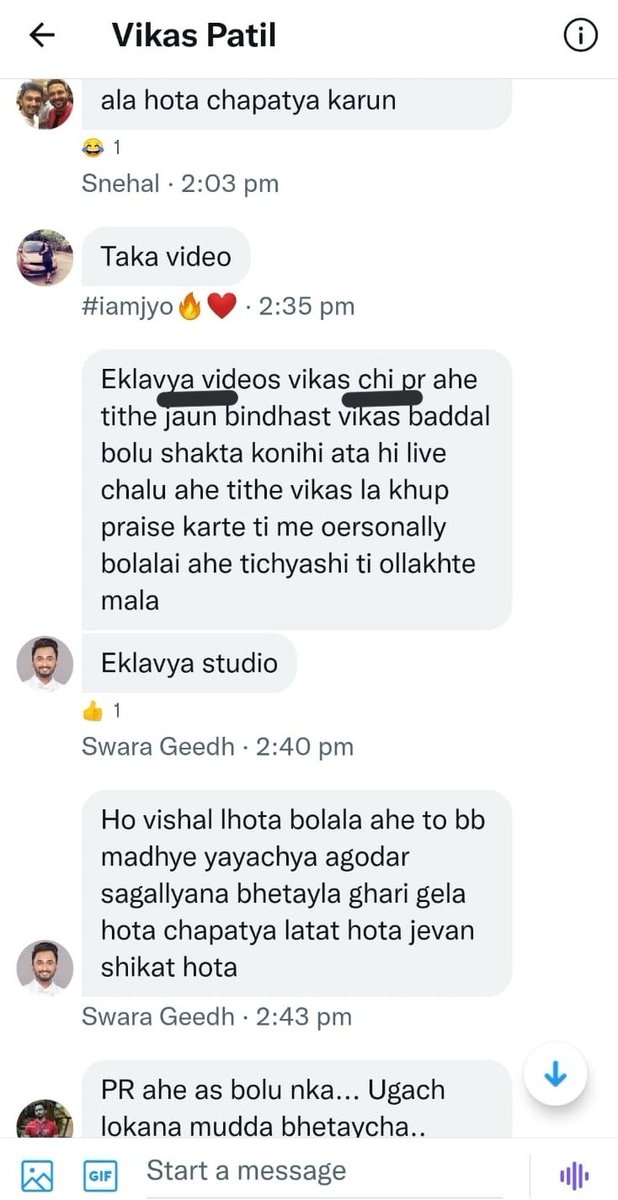 OrthodoxExist's tweet photo. मी विकास फॅन होतो पण त्याच्या फॅन्स नी मला त्याच्या against जायला मजबूर केले
खूप कपटी लोक
मला ग्रुप मधुन काढले व defame टार्गेट केले
आता विशाल जिंकावे हीच मनापासून इच्छा आहे
मी विकास पेड PRचे काही प्रूफ्स देतो
Will #vishalians accept me🙏🏼 #VikasDeservesToWinBBM3
#BiggBossMarathi3 https://t.co/6jLDcGVYE8