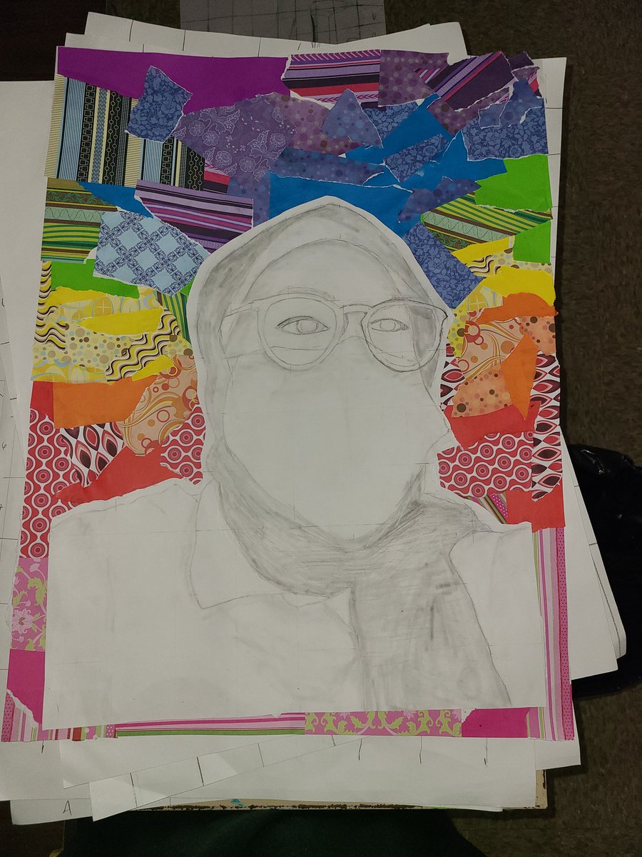 ohheyms's tweet photo. 8th Grade self portraits are rolling in and looking fabulous! For most students these are the largest self portraits they've done and they did such a great job! 🐯 Go SWA Tigers! 🐅 @Arts_SWA @AFranklinBCPS @SwaMagnet @BaltCoPS https://t.co/WlE6ot2uzd