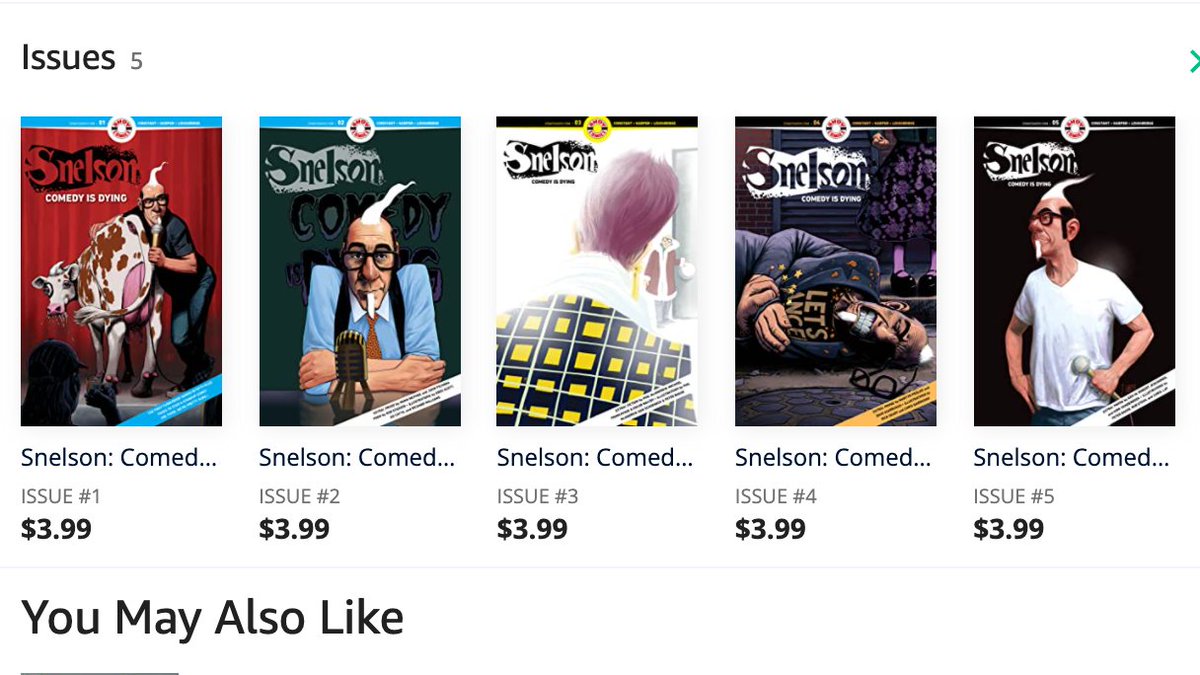 AhoyComicMags's tweet photo. This just in: every issue of the comic that David Sedaris calls "the best satire in America" is now on @comiXology. Read SNELSON: COMEDY IS DYING by @paulconstant and @deadredfred today.

https://t.co/AxtavOMHWw https://t.co/NEiPwDK01A