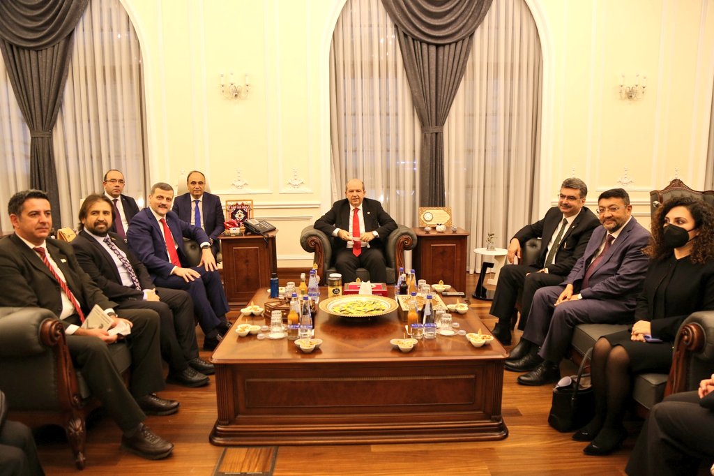 Kuzey Kıbrıs Türk Cumhuriyeti Cumhurbaşkanı Sayın Ersin Tatar, Üniversitemizi ziyaret etti. 🇹🇷
 
#GaziÜniversitesi 
#GaziÜniversitesi95Yaşında 

<a href="/KKTCCB/">KKTC Cumhurbaşkanlığı</a> @ersinrtatar