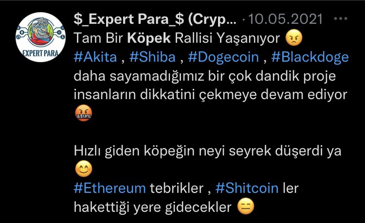 drcoin10's tweet photo. @expert_para Sanırım sen de aldın #shiba 😈 https://t.co/y84p62cVd1