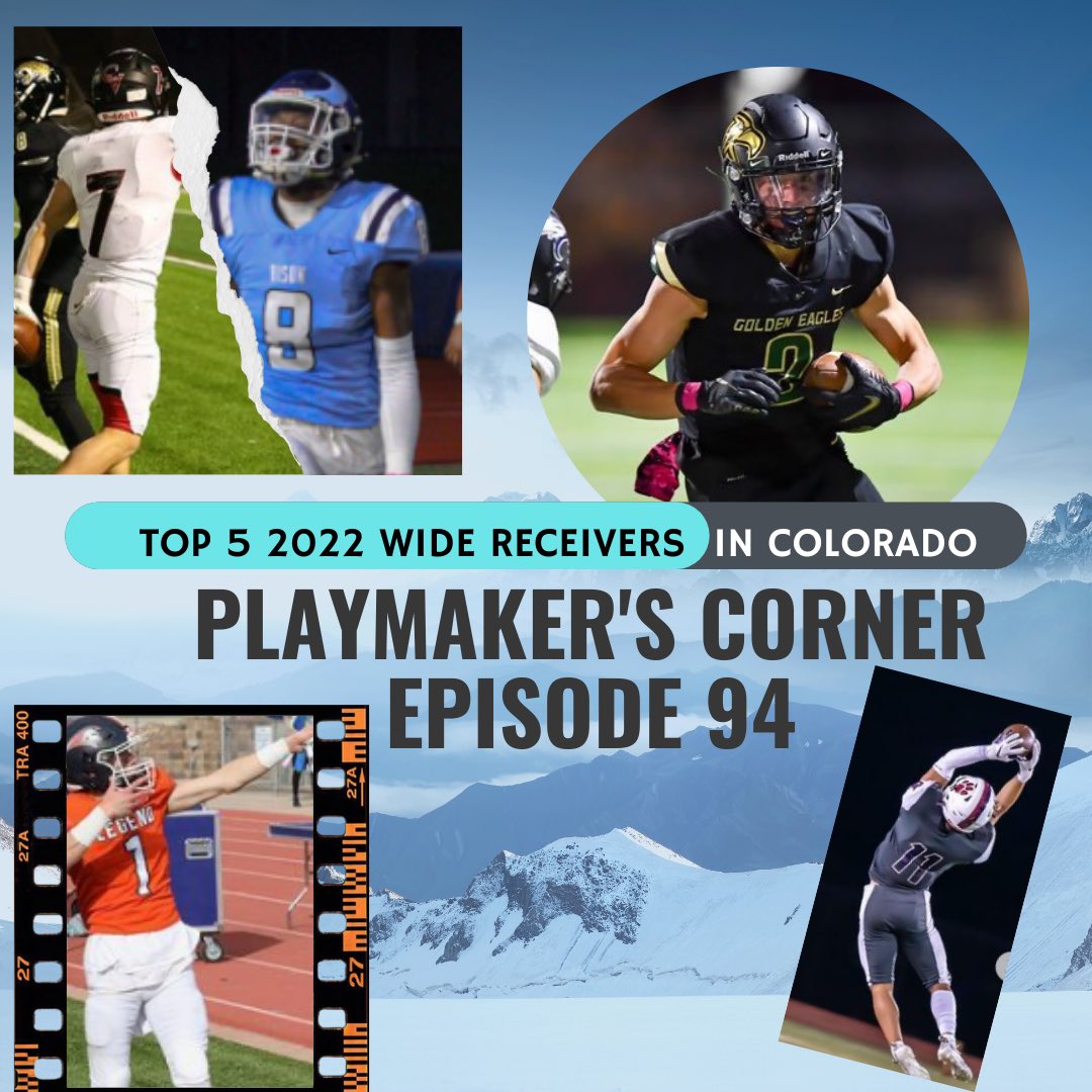 PlaymakerCorner's tweet photo. Kodey and Simon review the top seniors at the position Kodey played and coached and list of their top 5 senior receivers based off of production, best games, athleticism, hands, and the more refined aspects of being a pass catcher. Linktree in bio to listen! #playmakerscorner https://t.co/wRDkmrUX1q