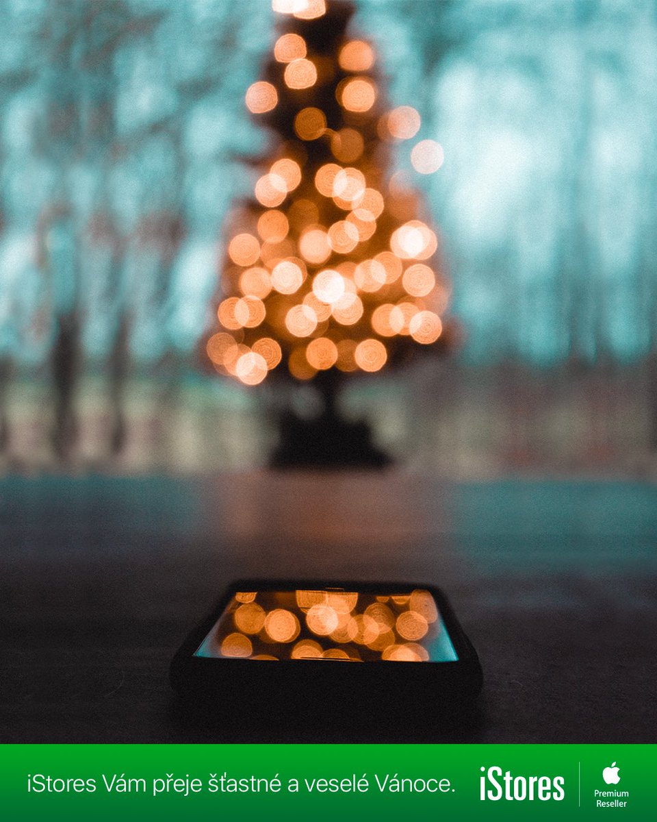 iStores_APR's tweet photo. Krásné a poklidné Vánoce vám přeje iStores 🎄🎁 Váš nejbližší Apple expert. 🎅🏼
#iStores #Appleexpert #applepremiumreseller #vanoce #svatky https://t.co/okRovShlKu