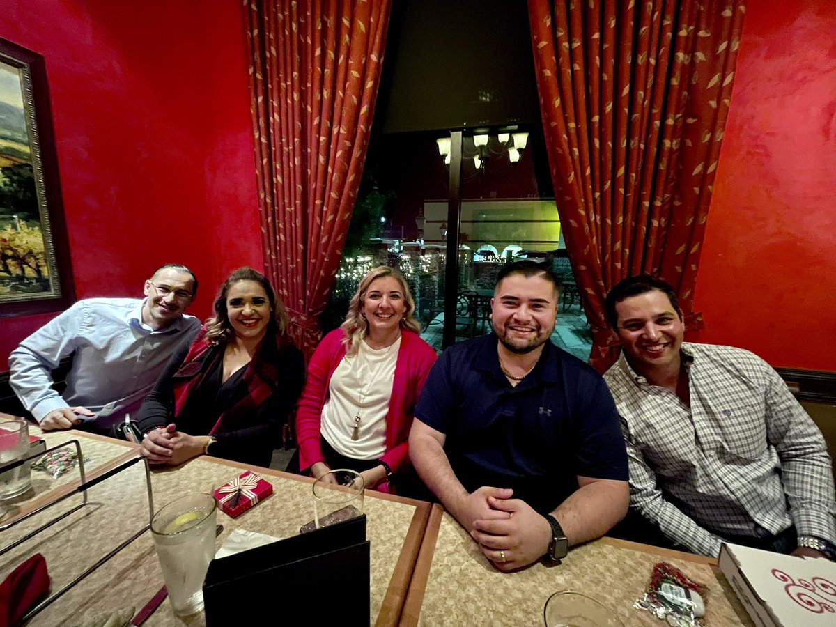 LuisMunizLF's tweet photo. First of many more Christmas dinners with a great team! I’m blessed to work with such awesome educators! #iteachLFU @cramos_lfcisd @edlugoteach https://t.co/g77M23k0GF