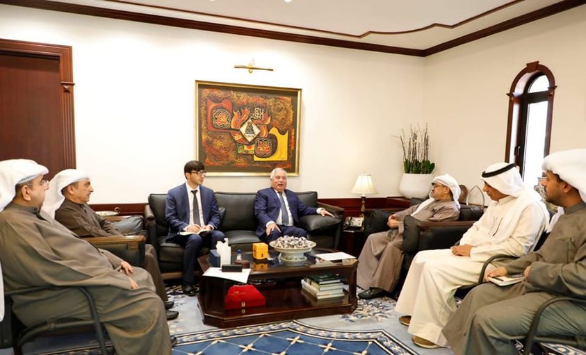 tajembkuwait's tweet photo. On December 12, 2021, the Ambassador of the Republic of Tajikistan to the State of Kuwait Zubaydullo Zubaydzoda met with the Director General of the Kuwait Fund for Arab Economic Development Marwan Al-Ghanem https://t.co/QxwEDSuqzy