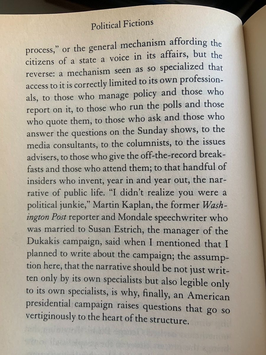 The core of political fictions, Didion on the DC media-political complex