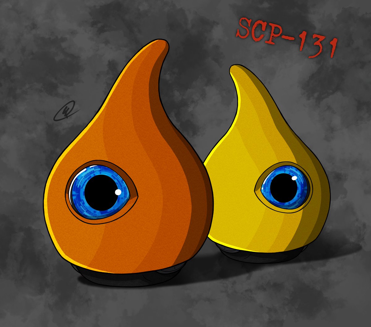 ChimericEcho's tweet photo. SCP-131 The "Eye Pods"
#SCFoundation #fanart https://t.co/MJ2LNF4U68