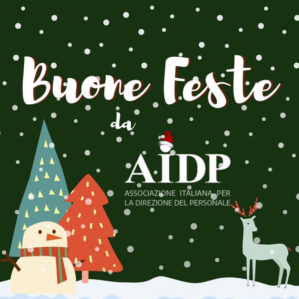 Buone Feste da AIDP!!🎄 Il nostro impegno per il 2022 sarà quello di confrontarci sui temi e cultura del lavoro #HR per rendere @AIDPlive un'associazione fatta di grandi #persone e professionisti!" - Gli #Auguri dalla Presidente Matilde Marandola mailchef.4dem.it/wbs1.php?p=6n7…