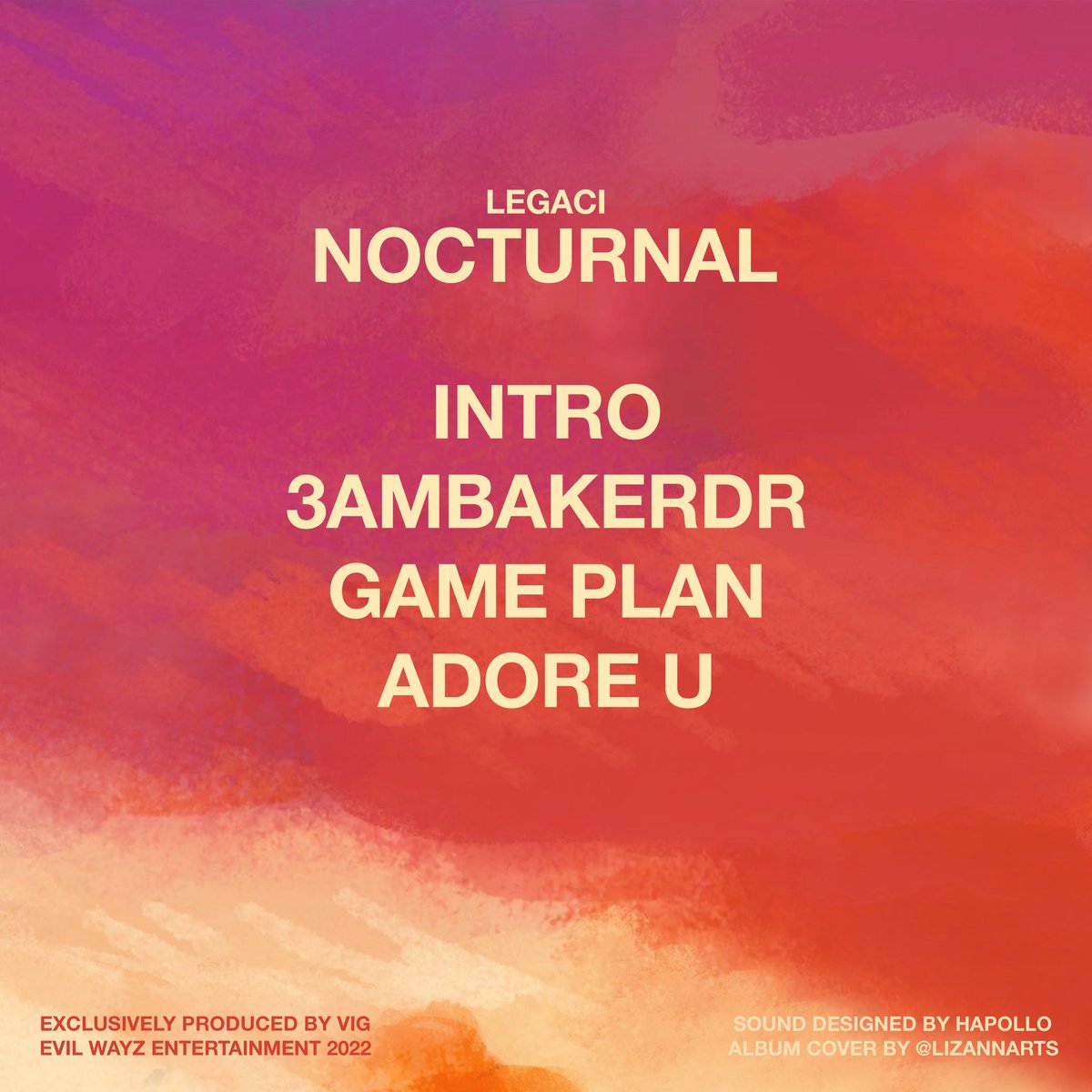 Legacihtx's tweet photo. NOCTURNAL EP ❄️

JAN. 14TH

EXCLUSIVELY PROD. BY @beatsbyvig 

SOUND DESIGNED BY @yoHapollo https://t.co/QFE5qTXwZr