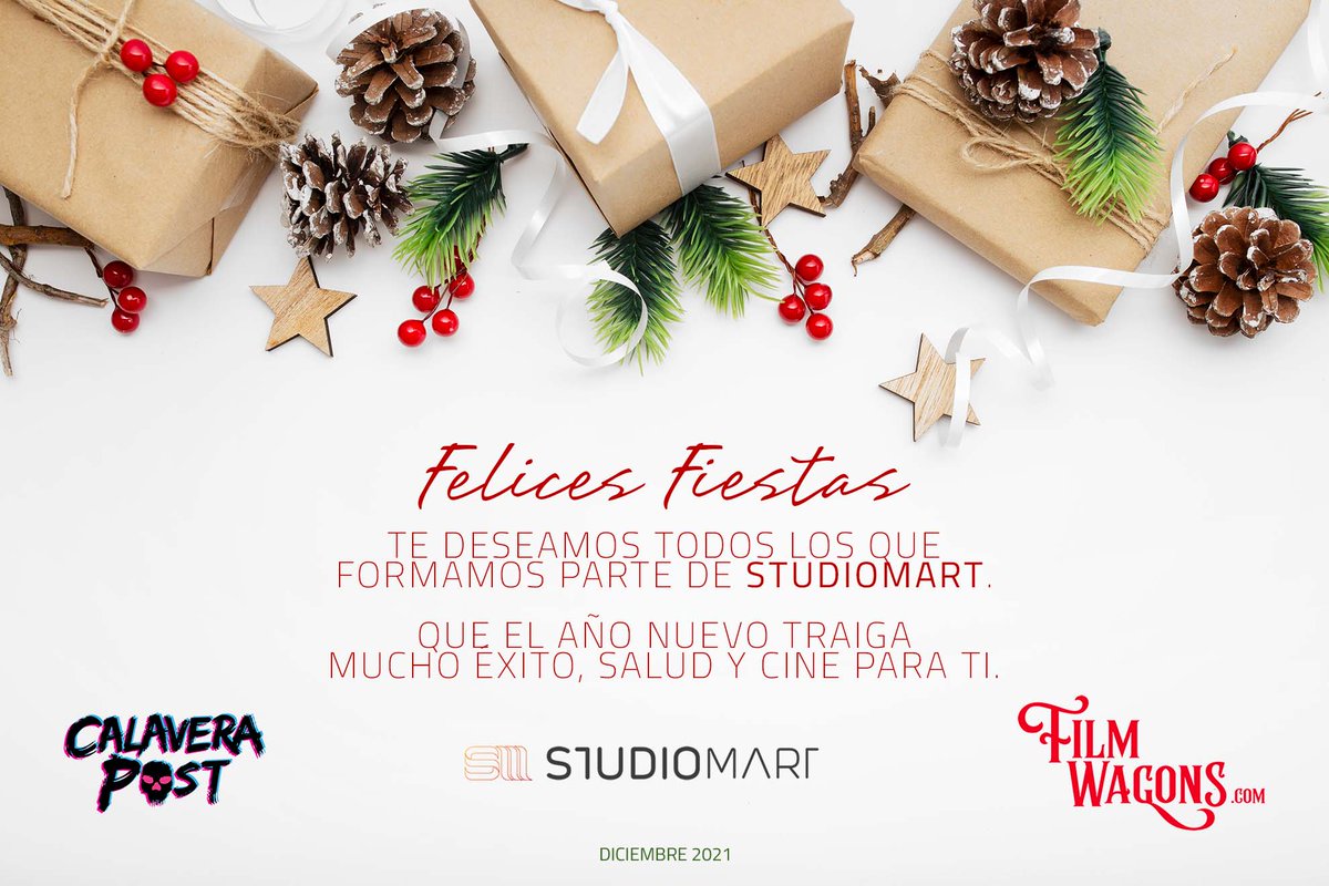 CalaveraPost's tweet photo. ¡Felices Fiestas y lo Mejor para este 2022!
#FelicesFiestas #FelizNavidad #FelizAñoNuevo 
#produccion #monterrey #cine #postproduccion https://t.co/8UUVbbSR9G