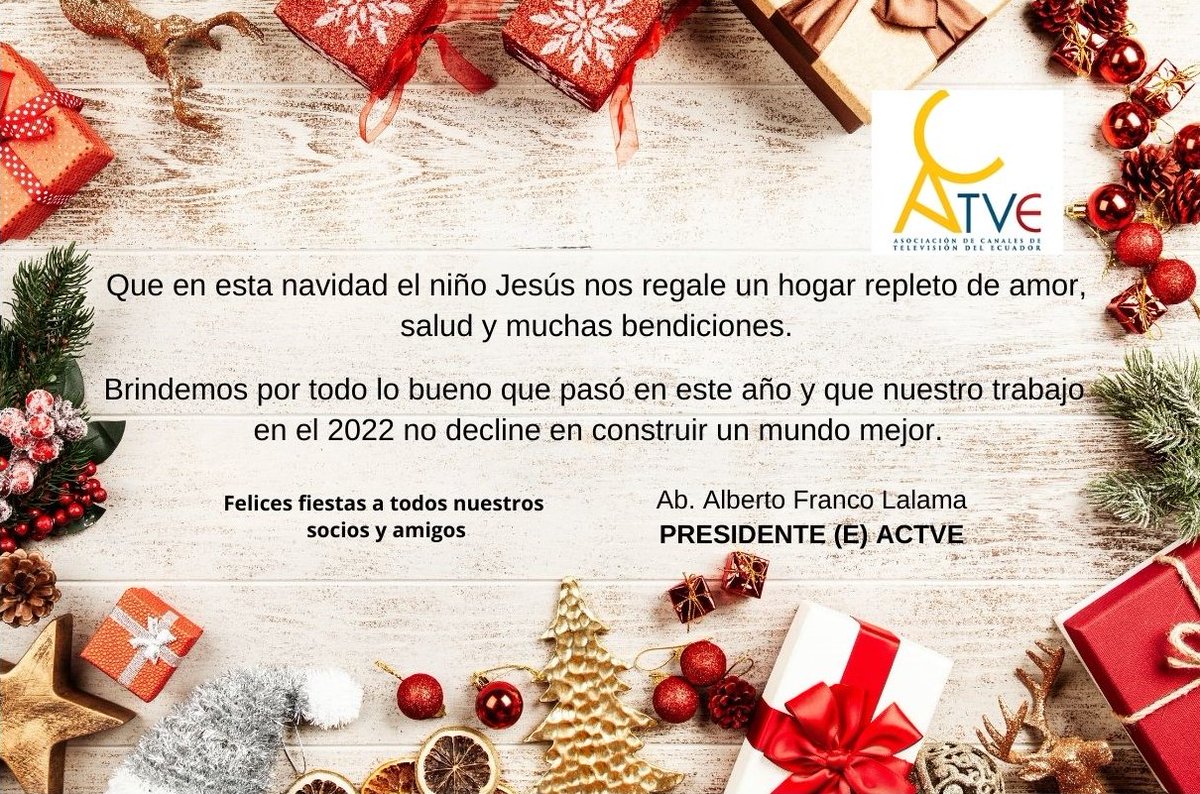 ACTVE_Ecuador's tweet photo. Felices Fiestas... https://t.co/W5jxuWRGe7