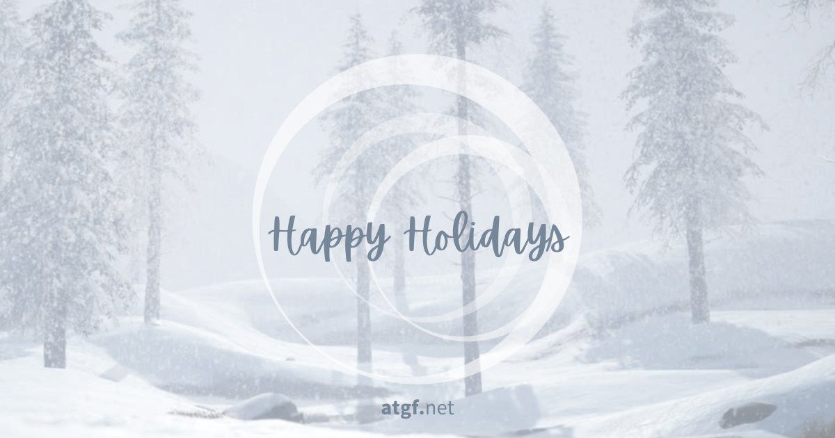ATGFnet's tweet photo. We hope you have a safe, joyous Holiday Season and wish you all the best in 2022!  As a reminder, our offices will be closed December 23, 24, and January 3. https://t.co/oskWiPUaPc #happyholidays #titleinsurance #underwriting https://t.co/FGLfm9JkPR