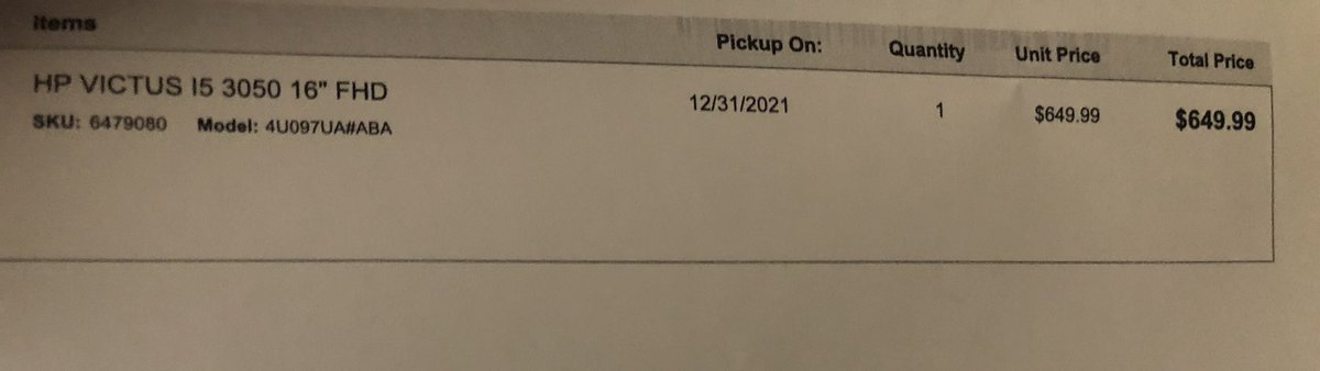 New computer incoming!!! I’m sooooo excited!!! What a MASSIVE upgrade this will be to what I’m using now. Thank you stock market!!! #stocks #soldstocks #sold #StockMarket #gains 
just sad I gotta wait a whole week before pickup. Womp womp.