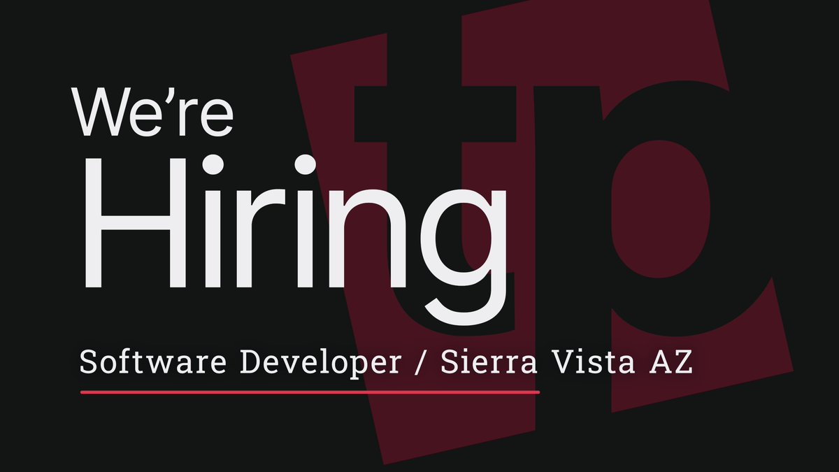 #softwaredeveloper looking for a new adventure? #growingcompany #applynow for this #softwaredevelopment position currently in #SierraVistaAZ. #jobsalerts #softwarejobs #softwaredevelopers #arizonajobs #hiringdevelopers #nowhiring #softwaredeveloperjobs 
tpsolutions.bamboohr.com/jobs/view.php?…