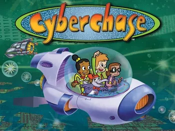 ...semi-serialized, character rich, relatively lore heavy worldbuilding of cyberchase...