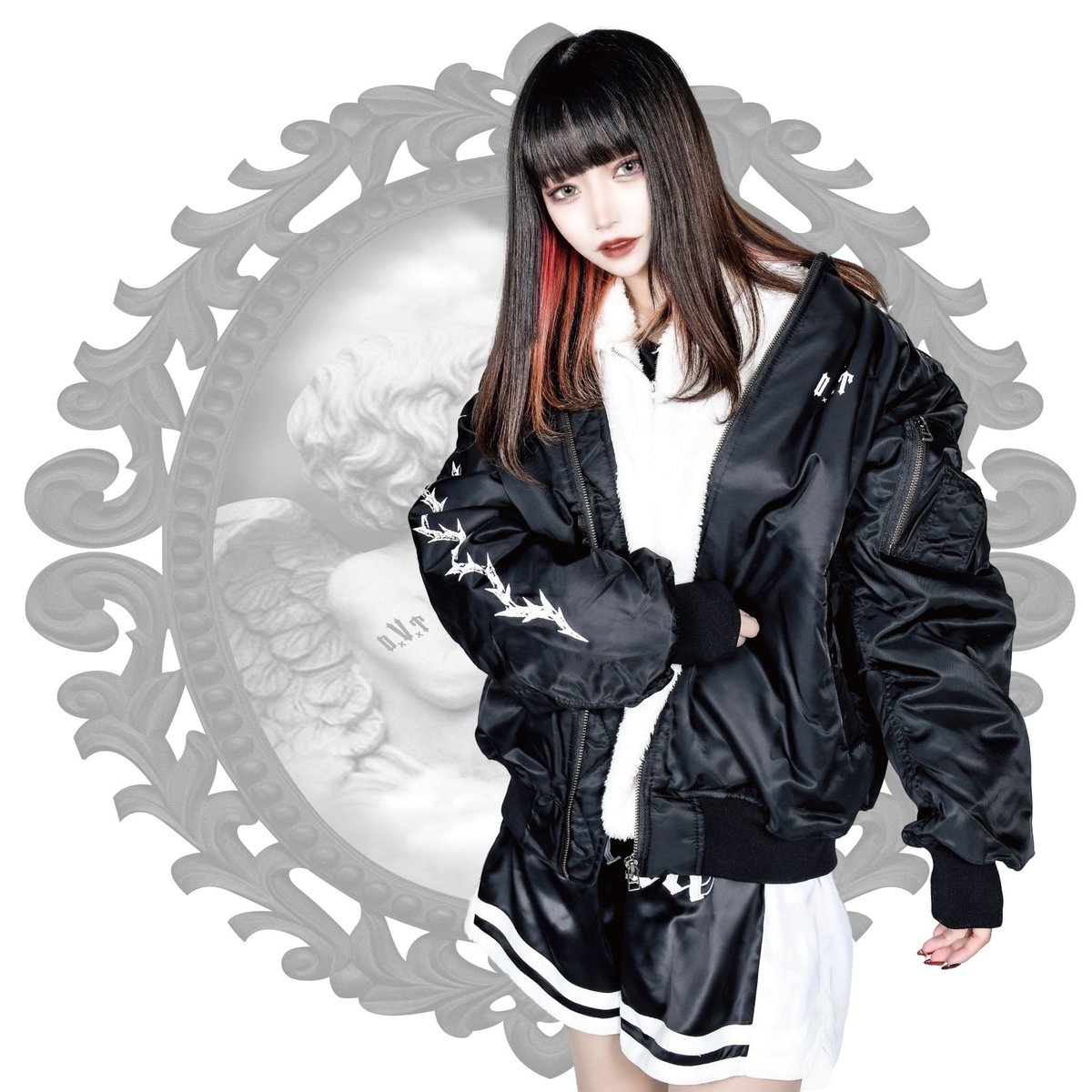 DVT_official's tweet photo. https://t.co/xTYg0bELmM

「慈愛」

ディテールにこだわった本格仕様のフライトジャケット
袖口と裾下はフィット感のあるリブ仕様
左袖にはシガレットポケット

大き過ぎず小さ過ぎずデイリーユースにヘビロテ必須のアイテム

着丈65身幅55

¥15000+tax

model @ame0ll https://t.co/21OOqeOy6q