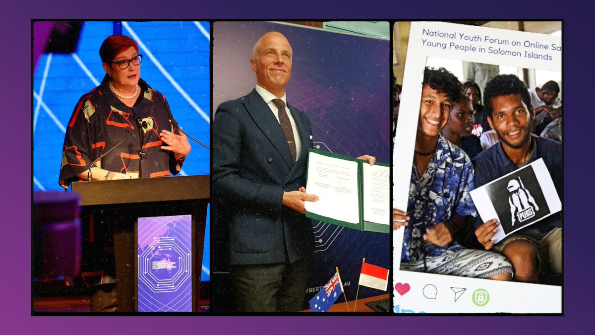 AusAmbCyberTech's tweet photo. Highlights from a busy 2021:
๐ Launched our inaugural International Cyber & Critical Tech Engagement Strategy.
๐ Supported cyber resilience building projects in 25 #IndoPacific nations through the #CCTCP.
ย
๐ Held malicious cyber actors to account. https://t.co/q58dlrGsY9