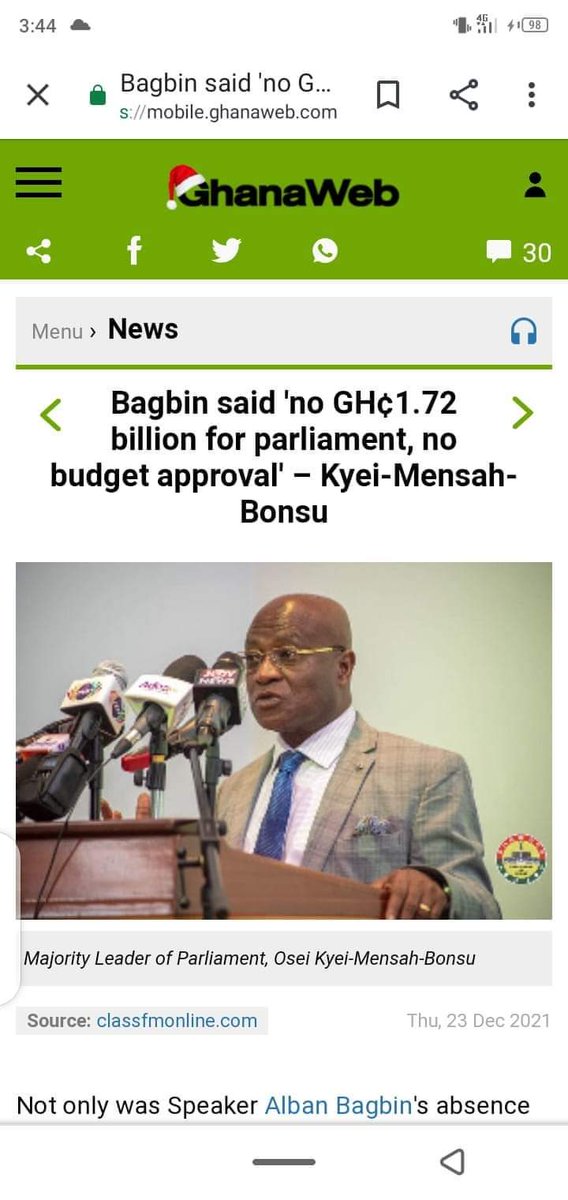 kwameforson14's tweet photo. Eeiiii even the Minister of Parliamentary Affairs didn't make such a demand. This huge budget so he can enjoy more trips to Dubia and save some for his 2023-2024 campaign.
All these were done yet he run away.
#WhereIsBagbin https://t.co/8maqgyECPE