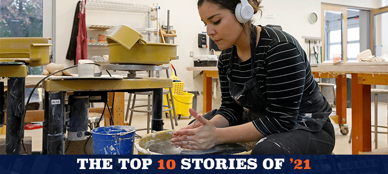 UTSA's tweet photo. We're looking at our top stories of 2021.
Up today, weโre celebrating our partnership with Southwest School of Art to support the long-term continuity of arts education in San Antonio.
Read the full story: https://t.co/r7wsU2in0C.
#UTSA #UTSASuccess @SWSchool https://t.co/lC4RiwkdKT