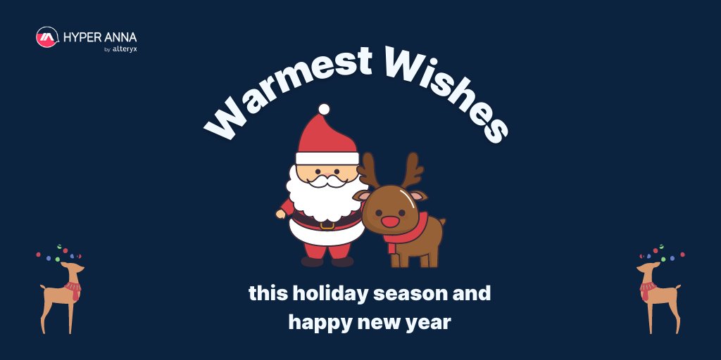 hyperanna_AI's tweet image. It has been quite an amazing year for us. We wouldn&apos;t have done it without our amazing customers, partners, investors and team. Thank you for riding with us on this journey. 

Please take care and stay safe. We wish you a joyous holiday season and a wonderful 2022 🥂