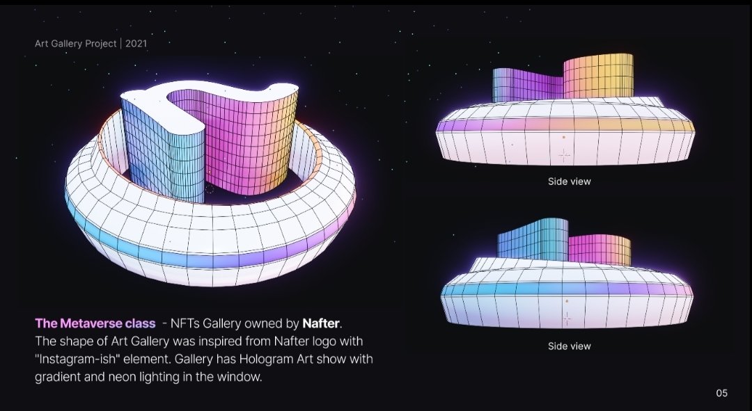 NafterApp's tweet photo. Our Preliminary Concepts in TCG World's Metaverse (@OfficialTCGCoin) is out &amp; taking good shape. As we progress, elements will be solidified. 

Our Art Gallery will be unique, coupled with a neon-futuristic aesthetic. We are so excited!

#Metaverse #Crypto #blockchain https://t.co/eUc71Gd2RI
