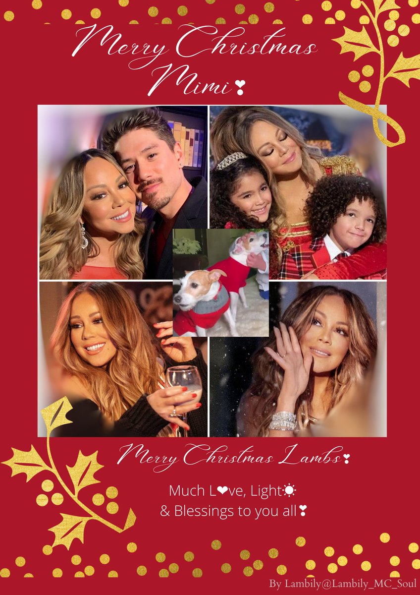 Lambily_MC_Soul's tweet photo. Merry Christmas๐ฆโค๐๐โฃ
@MariahCarey @BryanTanaka #DemKids #DemDogs #L4L https://t.co/GPU61uzuIM