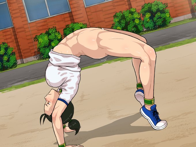 手マンされるブリッジ娘を描きました🌉👈 