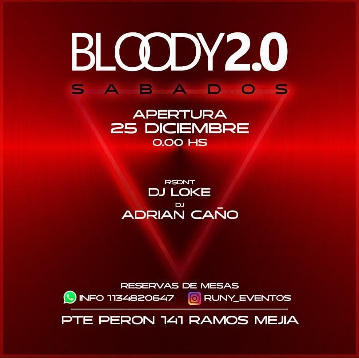 Bloody_prefe's tweet photo. Nos extrañaste????
VUELVE #BLOODY
AV. PTE PERON 141 (Ex Gaona) https://t.co/AS4ANenQGJ