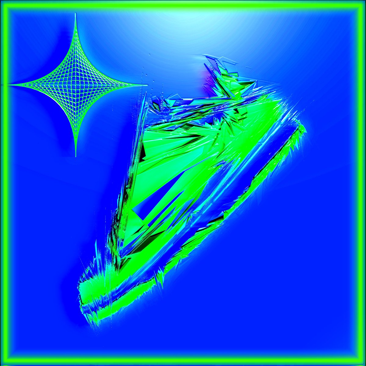 world_glitched's tweet image. Radioactive star #nft #polygon shorturl.at/mzRW0