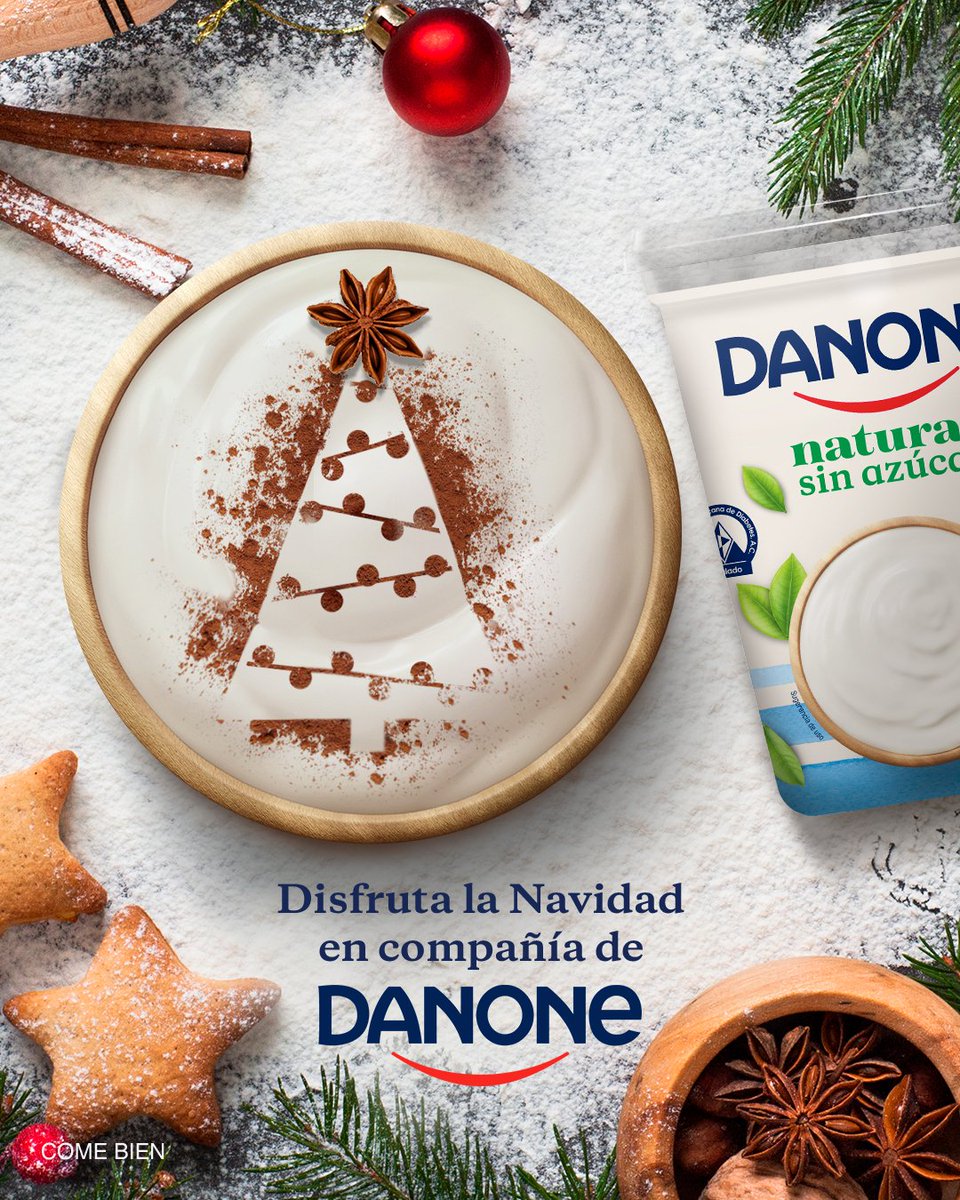 Lo mejor de la Navidad es compartir con nuestros seres queridos. Comparte con tu familia el delicioso sabor de tu yoghurt Danone.🎁 #DanGanasDeComerBien creando, mezclando, disfrutando y experimentando su sabor. 🎄