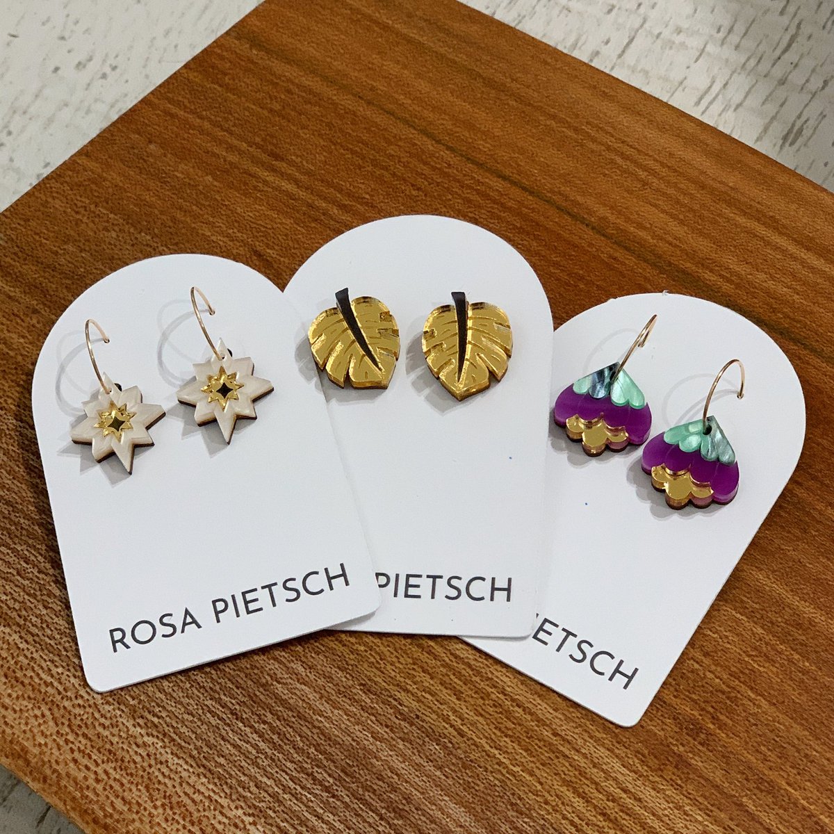 We are closing at 4.30pm today but will be open from 9.30am to 2pm in Hillsborough &amp; Moira tomorrow! We’ve had a few deliveries just in time for Christmas including these beautifully sparkly earrings by <a href="/rosapietsch/">Rosa Pietsch</a> ✨#northernireland #moira #hillsborough