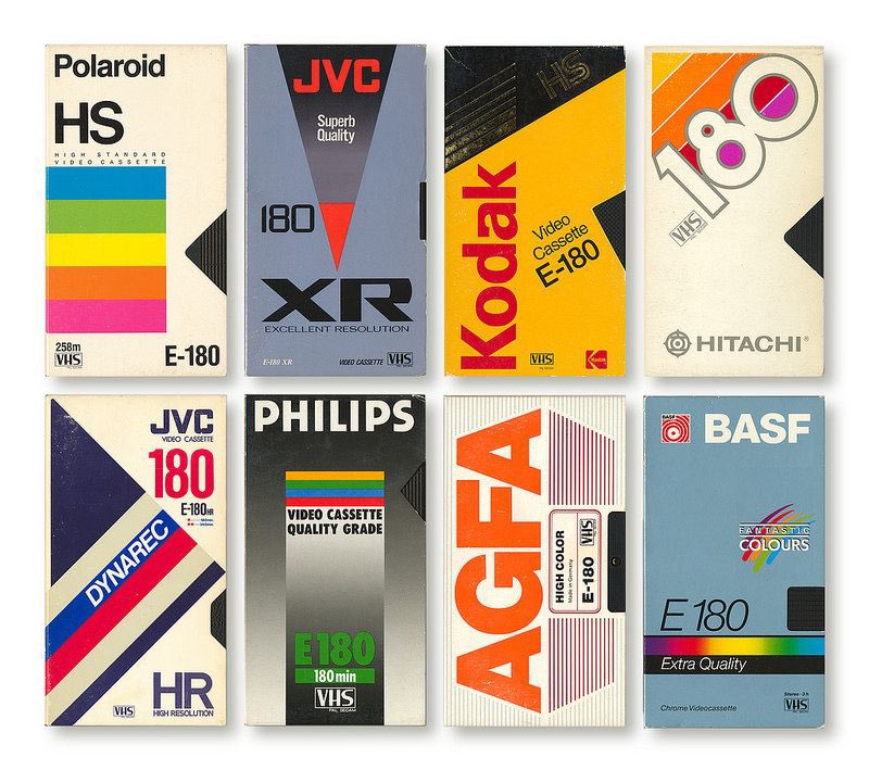 Old VHS tapes designs were so clean