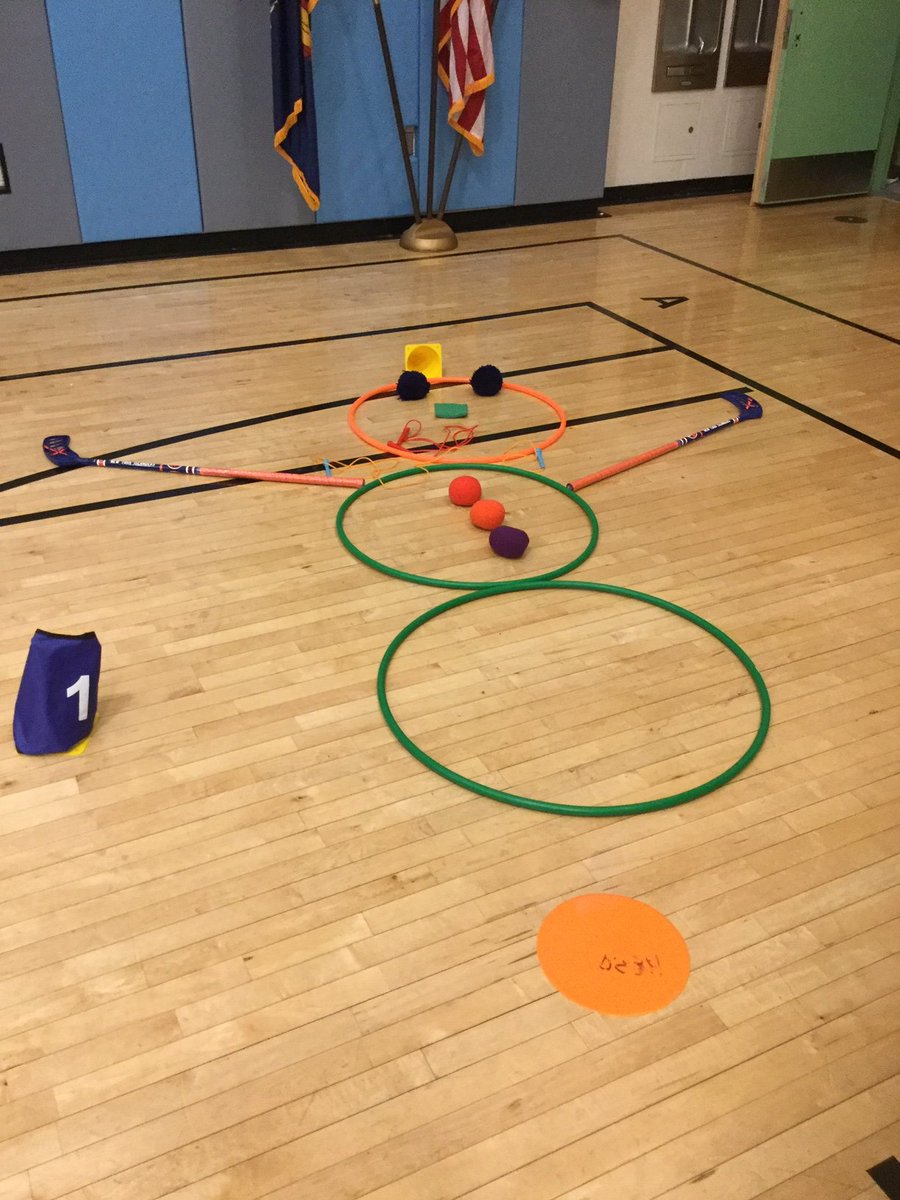361PE's tweet photo. Taking a break from our Gymnastics Unit just for today, to play some fun fitness winter activities like Let's Build a Snowman with Kindergarteners! @PS361Q @PS361QSTEAM https://t.co/vYfKQuqsAB